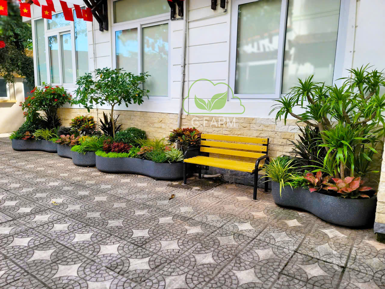 Thiết kế tiểu cảnh khuôn viên trường học